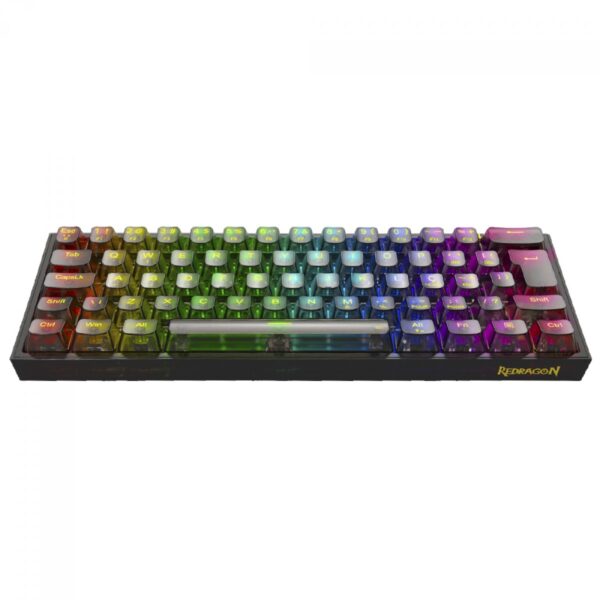 TECLADO GAMER MECÂNICO REDRAGON FIZZ CLEAR, SWITCH CRYSTAL - Image 9