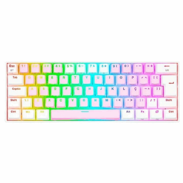 Teclado Mecânico Gamer Redragon Draconic Pro Rgb Rosa - Image 4